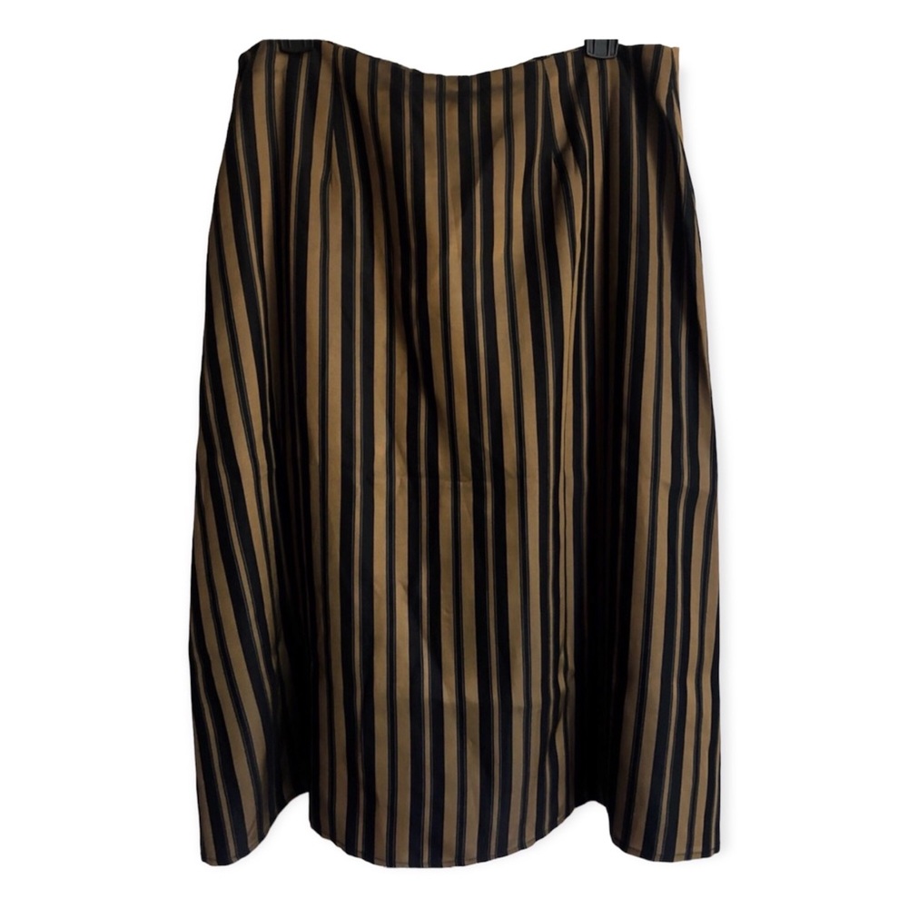 🆕 Rag & Bone Mandy Skirt - Viscose & Silk - Black and Gold Color - Sz Large